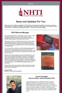 Alumni Newsletter April 2021