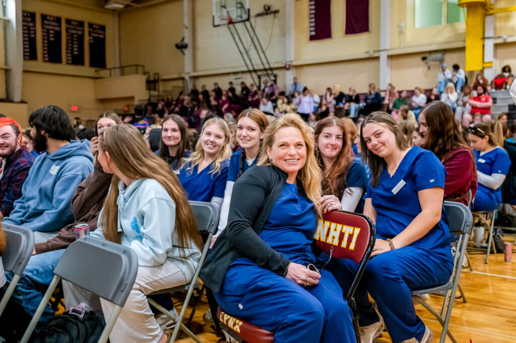 NHTI students fill the gym