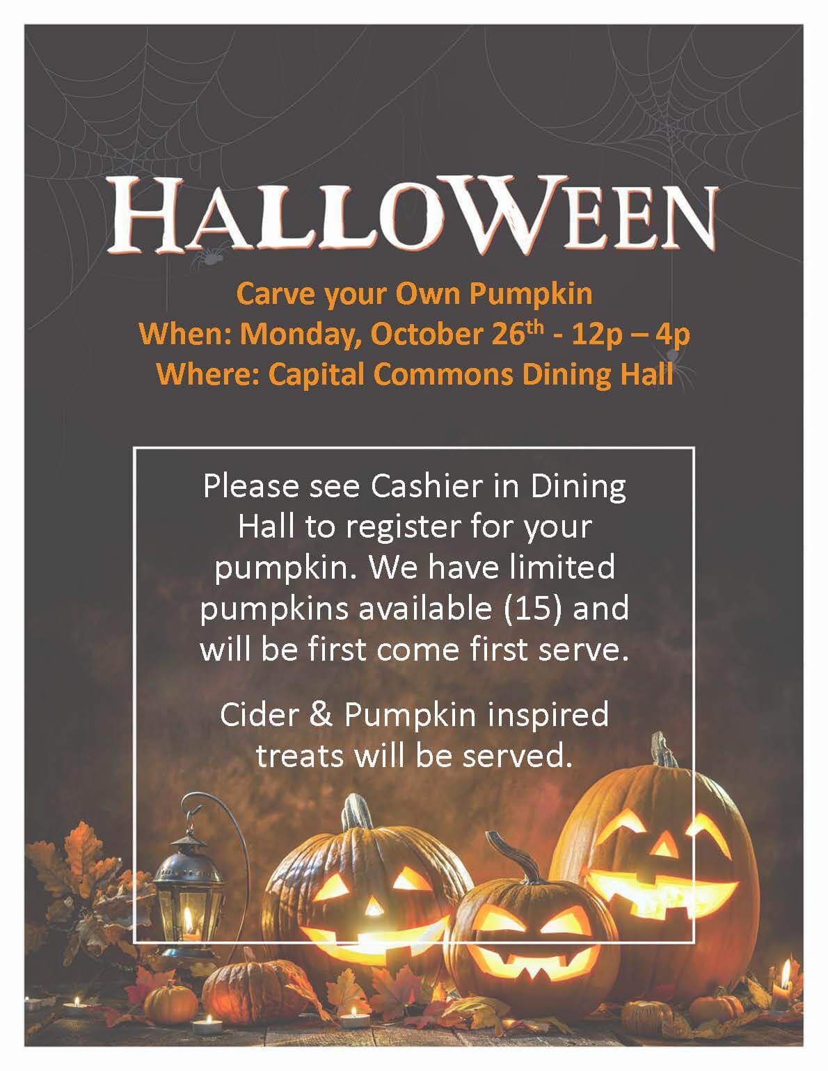 Carve Your Own Pumpkin