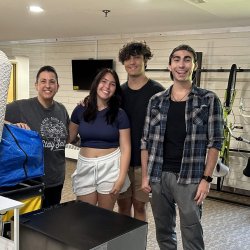 NHTI students moving into a dorm